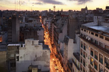 Buenos Aires, at night